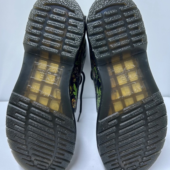 Dr Doc Martens Carnivorous Plants Floral Bloom Combat Boots Women’s Size 8 EU 39 - Picture 7 of 11